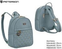 Plecak damski PU PTN SPY-1-F19 Blue