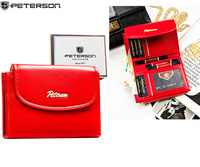 Portfel damski skórzany PTN 76112-BFBC Red