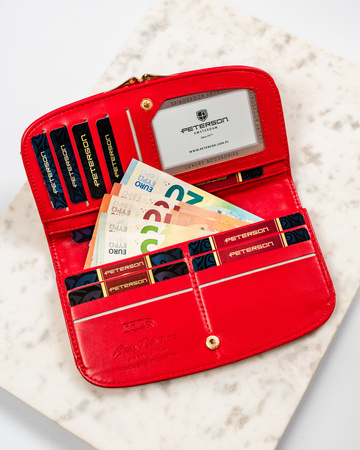 Portfel damski PU PTN 1841-F8 Red