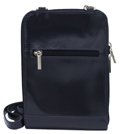 Torba skórzana 4822-SB Navy