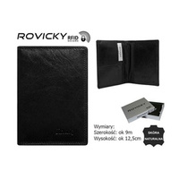 Etui skórzane RFID ROVICKY N1912-RVTK