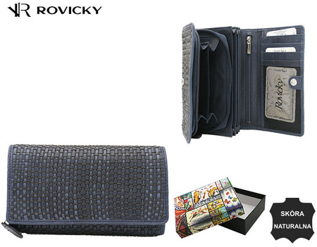 Leather wallet ROVICKY R-614-DDW