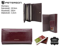 Women's leather wallet PTN 42100-SH Purple