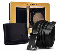 PETERSON PTN ZM77- wallet+leather belt set
