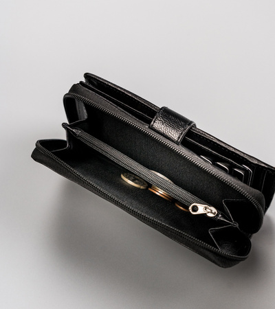 Portfel damski skórzany PTN RD-42-GCL-A Black