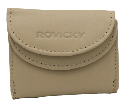 Portfel damski skórzany R-17-LFN Beige
