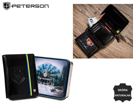 Peterson PTN 340-P-UP UA men's leather wallet