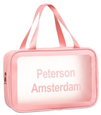 Leatherette make up bags set PETERSON PTN KOS-3W1
