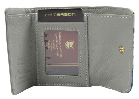 Portfel damski skóra+PU PTN PH32-LFL Green