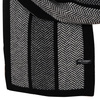 Elegant men's scarf by Peterson PTN SA100-02 Black