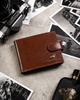 Three-Piece Gift Set: Men’s Leather Wallet, Cardholder and Keychain PETERSON PTN SET3-N992L-VT