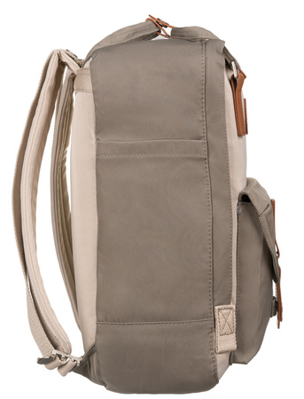 Plecak tekstylny LULUCASTAGNETTE NANO GRIS/ECRU