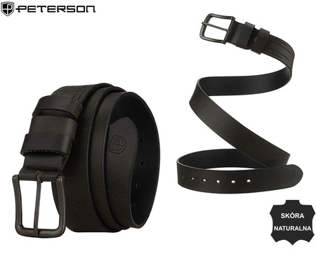 Pasek męski skórzany PTN LTP-33 Black