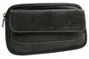 Skórzana saszetka na pasek 3607-MH Black