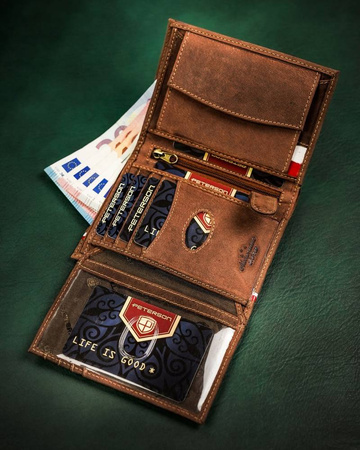 PETERSON PTN 333PW RFID leather wallet