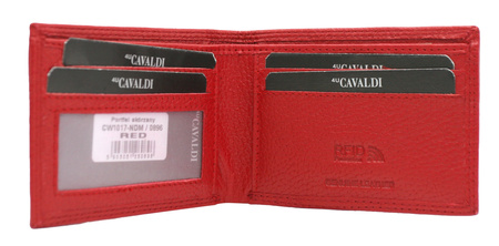 Portfel skórzany CW1017-NDM Red