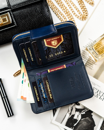 Portfel damski PU PTN 009-HF Navy