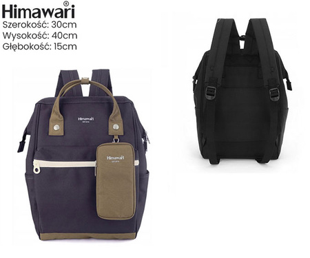 Himawari Travel Backpack with Laptop Compartment and Phone Case 1027-11