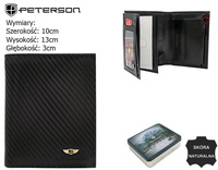 PETERSON PTN 348-CA RFID leather wallet