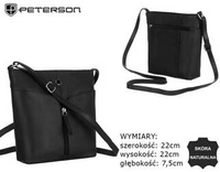 PETERSON leather handbag PTN TOR-372-SNC