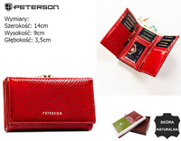 Portfel damski skórzany PTN 42108-DSL Red