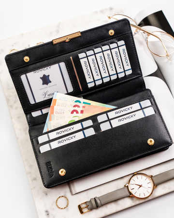 Portfel damski eko R-005-BF8 Black