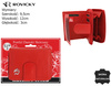Portfel damski skórzany na blistrze R-DLL2-NCD-BL Red