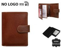 Men's leather wallet N4L-VT-NL BROWN