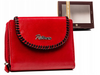 Portfel skórzany RFID PETERSON PTN KA-21 Red+Black