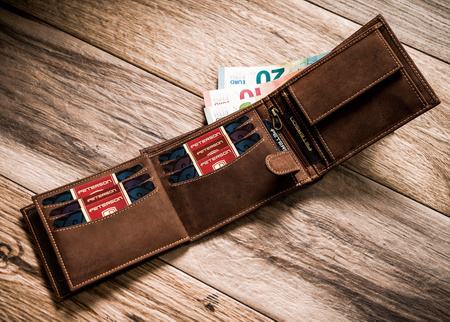 Portfel skórzany RFID PETERSON PTN PTN 304G