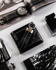 Men's gift set: leather wallet, cardholder and keychain Peterson PTN ZM59