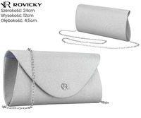 Torebka kopertówka R-XS029-2 Silver