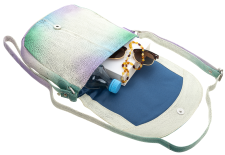 Leather handbag LB-1901-ART