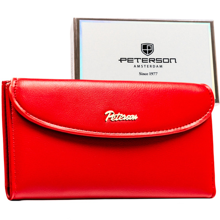 Portfel damski eko  PTN-POR-03-PU Red