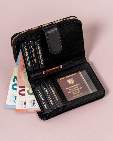 Portfel damski skórzany PTN PL-602 Black