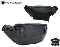 PETERSON men's leather kidney case PTN 2507-HP