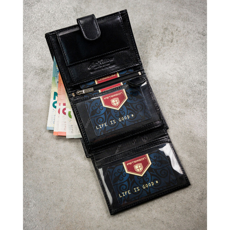 Portfel męski skórzany PTN N4L-NGV Black