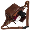 Torba skórzana + Etui PTN BP001-TUM Brown