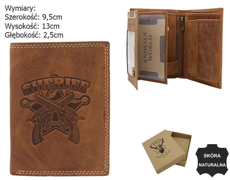 RFID leather wallet Always Wild N4-CHM-SHE