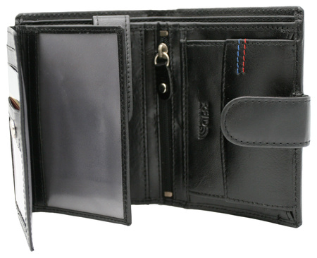 Zestaw prezentowy: skórzany portfel i brelok PETERSON PTN SET-M-1549L-KCS