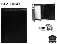 Portfel skórzany RFID NO LOGO BLM-03-CFL-NL