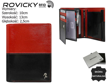 ROVICKY N104-VT2 RFID leather wallet