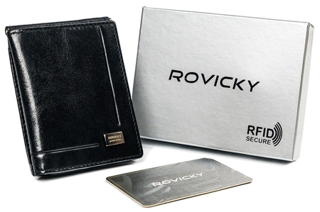 Portfel męski skórzany CPR-034-BAR Black