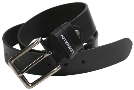Pasek skórzany szeroki PTN PS02-BGL Black
