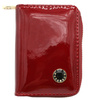 Women's wallet patent Saffiano leather PTN PH33-1-SAF Red