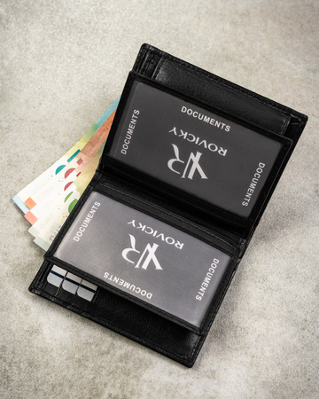 Portfel męski skórzany 0800-RVD Black