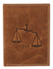 Leather wallet with the Libra zodiac sign RFID ALWAYS WILD N4-CHM-LIBR