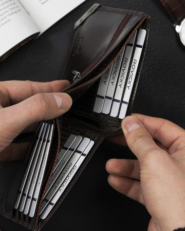 ROVICKY N993-RVTM-GN RFID leather wallet