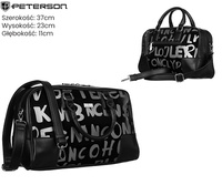 Torebka z eko skóry PTN CP204450 Black