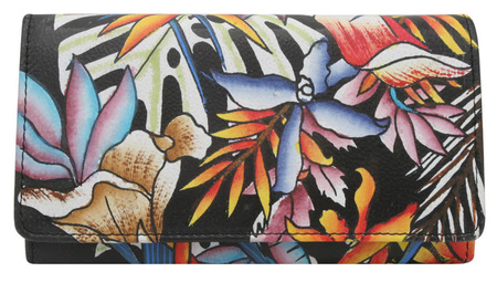 Women's leather wallet R-N0493-ART